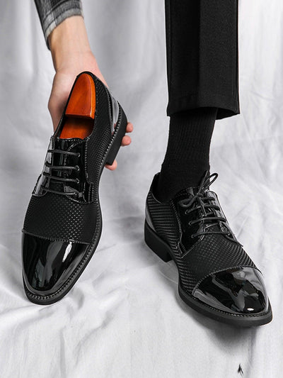 Mbfashionwear Classic Elegance Men's Lace-Up Front Oxford Shoes - Mbfashionwear