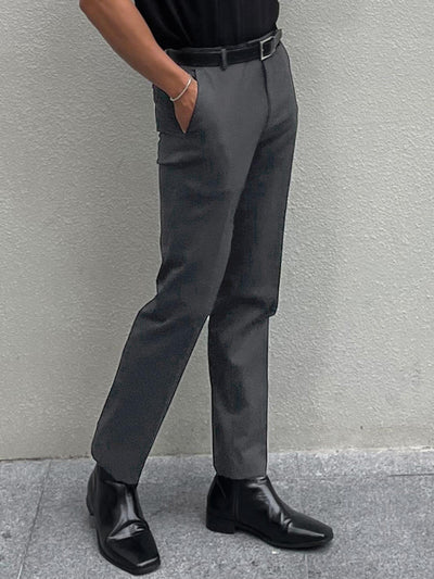 Mbfashionwear Men's Slant Pocket Suit Pants: Sleek and Stylish without the Belt - Mbfashionwear